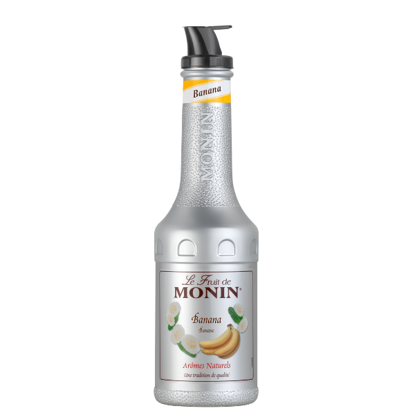 MONIN Le Fruit Banane Fruchtpüree 1 L – PET-Flasche
