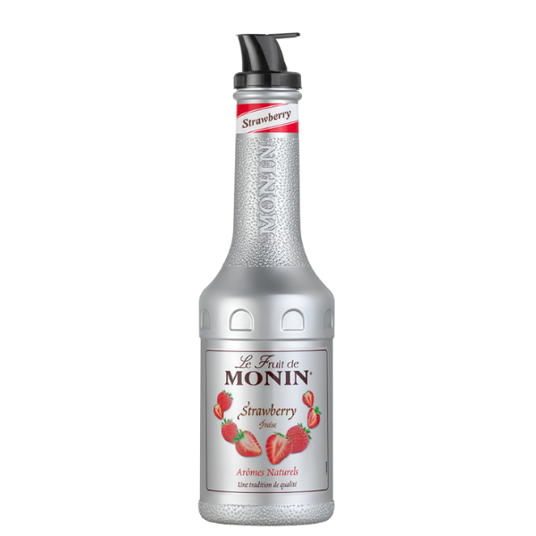 MONIN Le Fruit Erdbeere Fruchtpüree 1 L – PET-Flasche