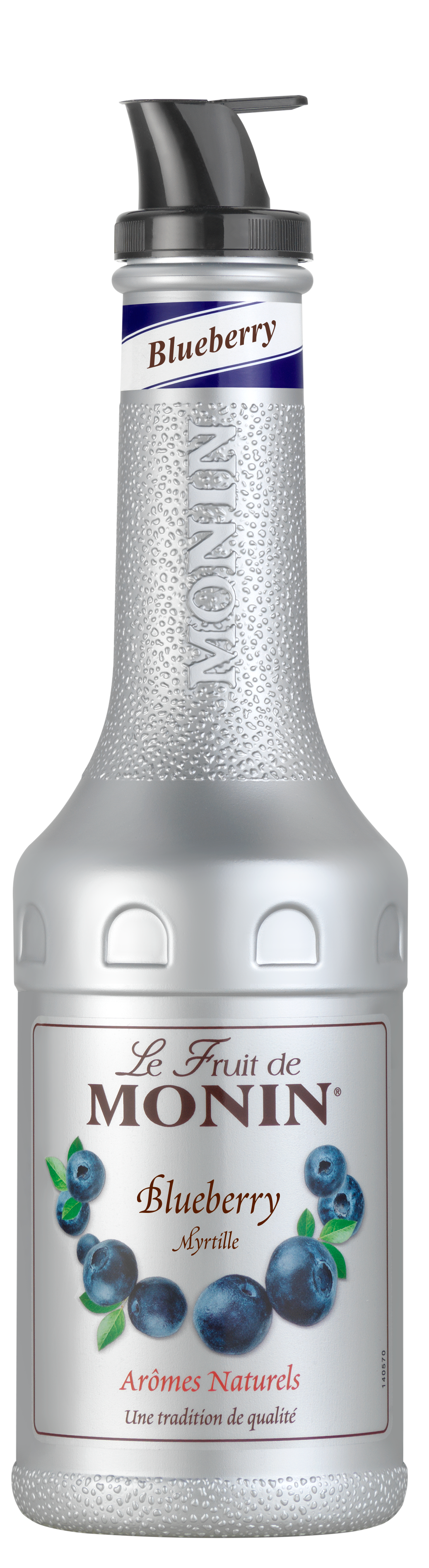 MONIN Le Fruit Heidelbeere Fruchtpüree 1 L – PET-Flasche