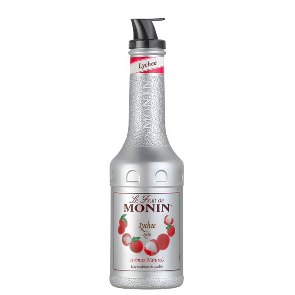 MONIN Le Fruit Litschi Fruchtpüree 1 L – PET-Flasche