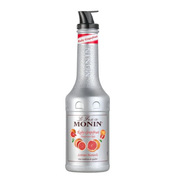 MONIN Le Fruit Ruby Grapefruit Fruchtpüree 1 L – PET-Flasche