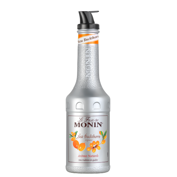 MONIN Le Fruit Sanddorn Fruchtpüree 1 L – PET-Flasche