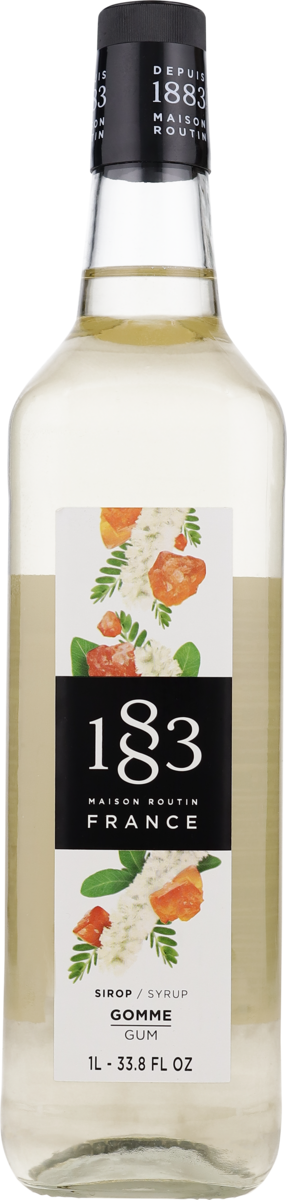 1883 Gomme Sirup 1 L – Glasflasche